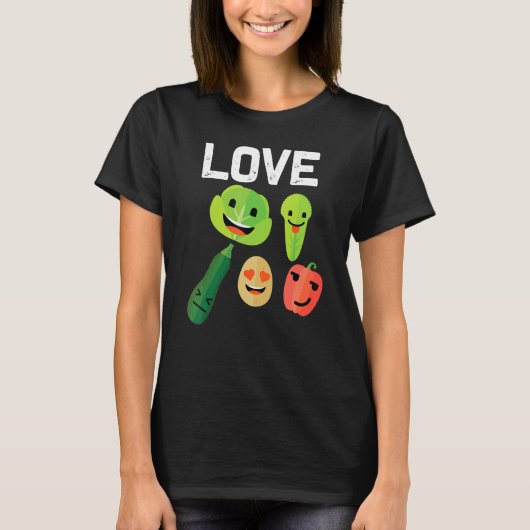 Obst Gemüse für Männer Gartenpflanzen P T-Shirt (Vorderseite)