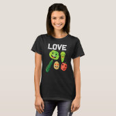 Obst Gemüse für Männer Gartenpflanzen P T-Shirt (Vorne ganz)