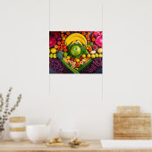 Obst Gemüse gesunde Lebensmittel Ernährung Gesundh Poster (Küche)