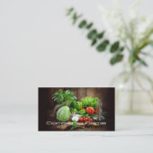 Obst Gemüse / gesundes Leben / vegetarische Karte (Stehend Vorderseite)
