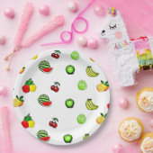 Obst & Gemüse Graphics Food Party Paper Plate Pappteller (Party)