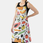 Obst, Gemüse, handgezeichnet. Schürze (InSitu)