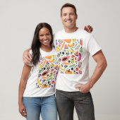 Obst, Gemüse, handgezeichnet. T-Shirt (Unisex)