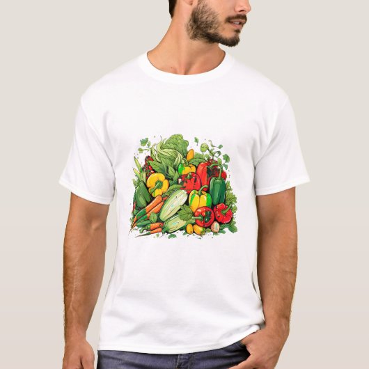 Obst Gemüse Idee T-Shirt (Vorderseite)