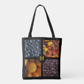 Obst & Gemüse, kundenspezifische Monogramm-Säcke Tasche (Rückseite)