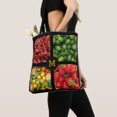 Obst & Gemüse, kundenspezifische Monogramm-Säcke Tasche (Von Nahem)
