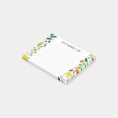 Obst & Gemüse Lebensmittelgeschäft CUSTOM Post-it Klebezettel (angewinkelt)
