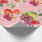 Obst Geschenkpapier (Ecke)