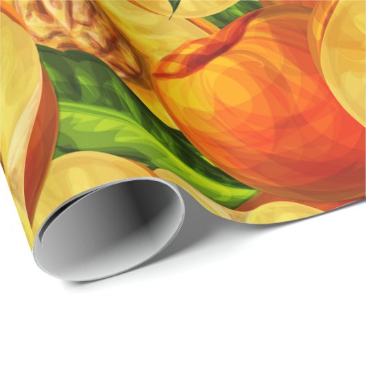 Obst Geschenkpapier (Rolleneckpunkt)