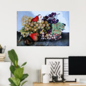OBST/GETRÄNKE UND FARBEN DER SAISON POSTER (Heimbüro)