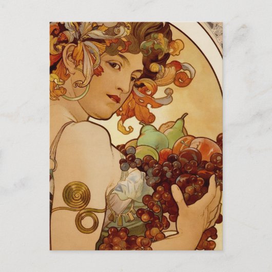 Obst - Herbst 1897 Postkarte (Vorderseite)