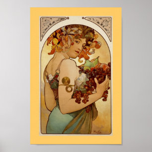Obst - Herbst c1897 Poster