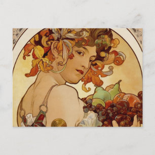 Obst - Herbst - ca. 1897 Postkarte