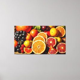 OBST IM LEBEN 4 LEINWANDDRUCK