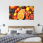 OBST IM LEBEN 4 LEINWANDDRUCK (Insitu (Schlafzimmer))