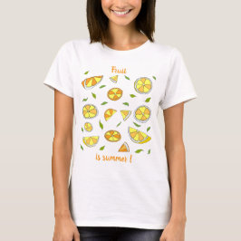 Obst ist im Sommer Minimalistisch Niedlich T-Shirt