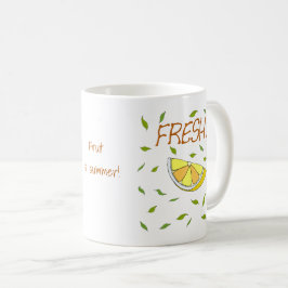 Obst ist Sommer Minimalistisch Niedliche Kaffee Ta Kaffeetasse