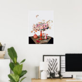 OBST/JASMINE UND PRUNES DER SAISON POSTER (Heimbüro)