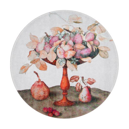 OBST/JASMINE UND PRUNES DER SAISON SCHNEIDEBRETT (Vorderseite)