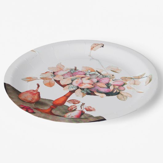 OBST/JASMINEN, PRUNES, PEARS PAPPTELLER (Schrägansicht)