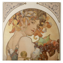 Obst (Jugendstil) (Portrait von Frauen) (Obst)
