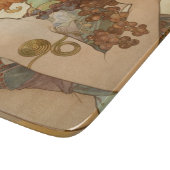 Obst (Jugendstil) (Portrait von Frauen) (Obst) Schneidebrett (Ecke)