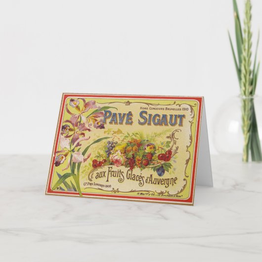 Obst - Karte (Vorderseite)