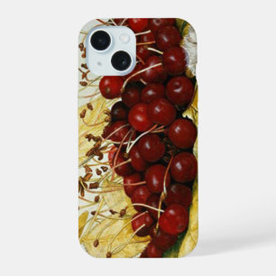 OBST/KERNE UND KARNATIONEN DER SAISON iPhone 15 HÜLLE