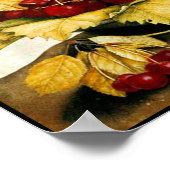 OBST/KERNE UND KARNATIONEN DER SAISON POSTER (Ecke)