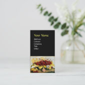 OBST/KERNE UND KARNATIONEN DER SAISON VISITENKARTE (Stehend Vorderseite)