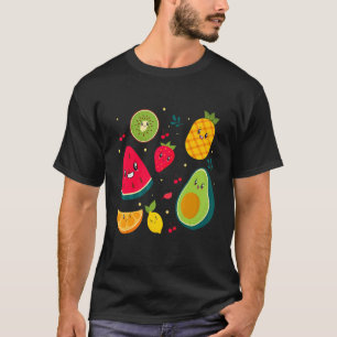 Obst Kostüm Niedlich Fruchtsalat Männer Frauen Paa T-Shirt
