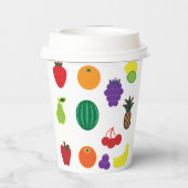 Obst Kunst Pappbecher (Rückseite)