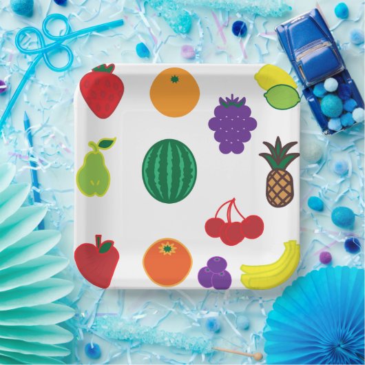 Obst Kunst Pappteller (Party)