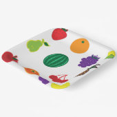 Obst Kunst Pappteller (Gewinkelt)