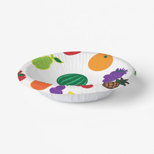 Obst Kunst Pappteller (Gewinkelt)