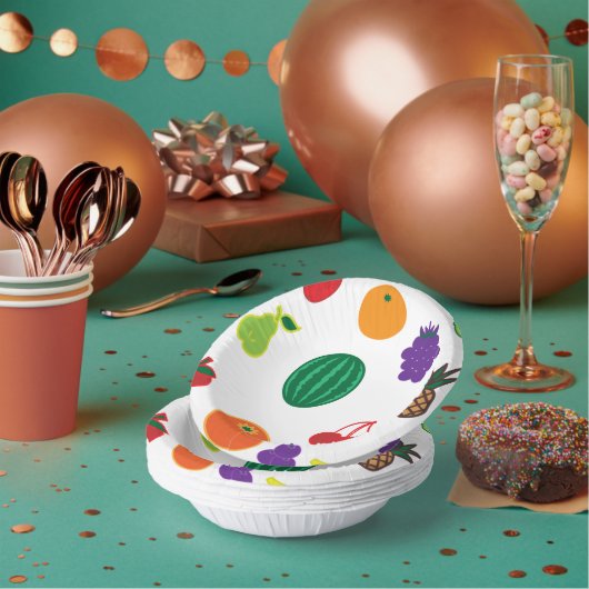 Obst Kunst Pappteller (Multi)