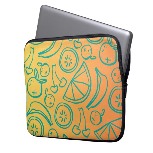 Obst Laptopschutzhülle (Vorderseite Links)