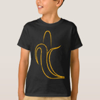 Obst Lover Banana Minimalistisches Design Vegetari