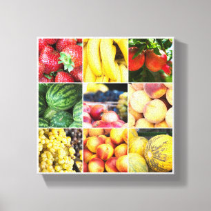 Obst - Meldebogen Foto Leinwanddruck