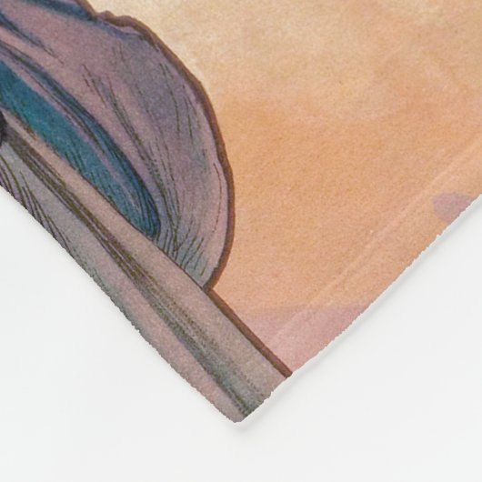 Obst, Mucha Fleecedecke (Ecke)