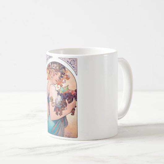 Obst, Mucha Kaffeetasse (VorderseiteRechts)