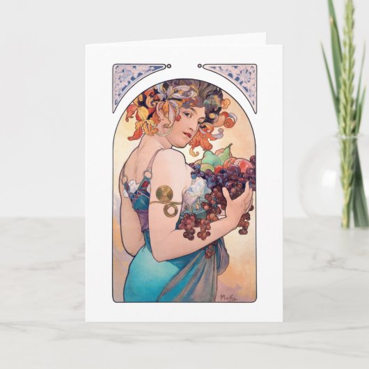 Obst, Mucha Karte (Vorderseite)