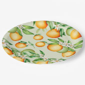 Obst Pappteller (Schrägansicht)