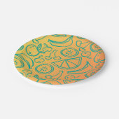 Obst Pappteller (Schrägansicht)