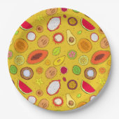 Obst Pappteller (Vorderseite)