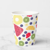 Obst Party - Pappbecher (Rückseite)