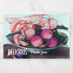 OBST/Pfirsichmarmelade/Pfirsichmarmelade Lebensmitteletikett