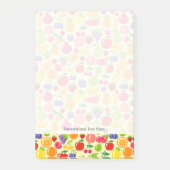 Obst Post-it Klebezettel (Vorderseite)