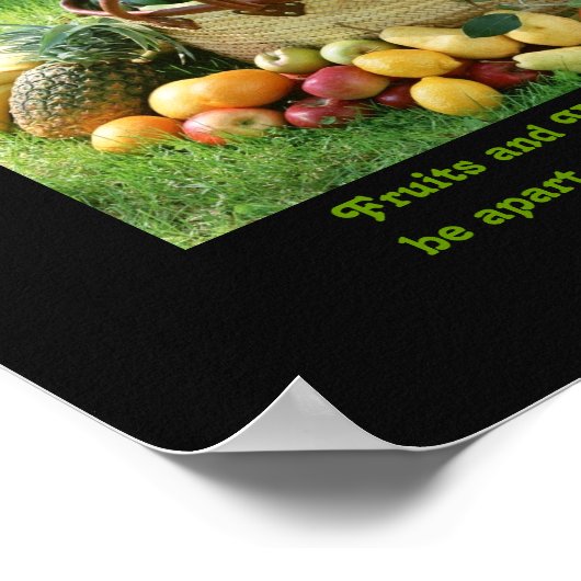 Obst Poster (Ecke)