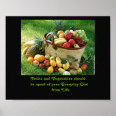Obst Poster (Vorne)